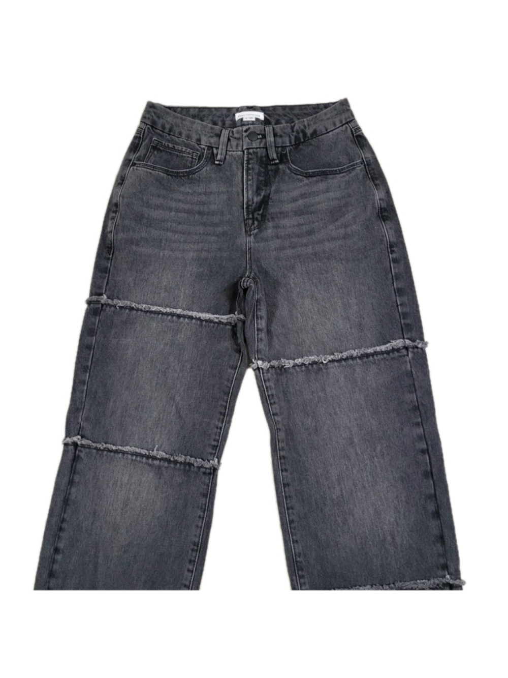 Good American Women's Straight Leg Fray Ankle Gray Jeans 2/26 Waist 26 Inseam 31 - Picture 8 of 11